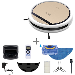 Zaco V5s Pro Wet & Dry, vacuuming and mopping, gold/white - Robot vacuum mop Item - 501731