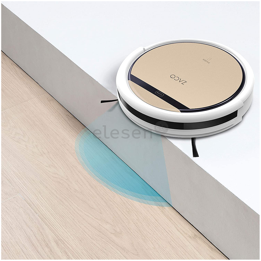 Zaco V5s Pro Wet & Dry, vacuuming and mopping, gold/white - Robot vacuum mop Item - 501731
