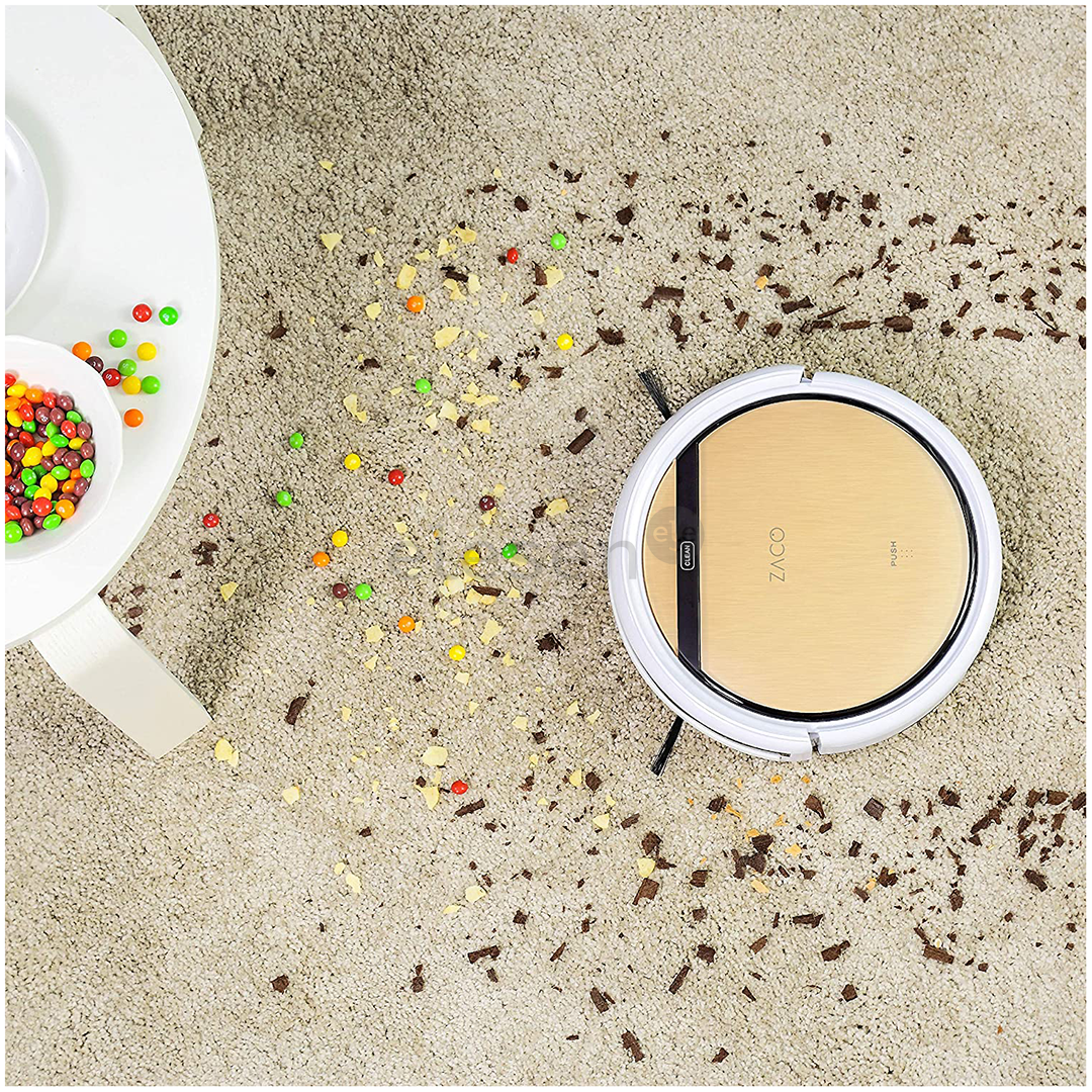 Zaco V5s Pro Wet & Dry, vacuuming and mopping, gold/white - Robot vacuum mop Item - 501731