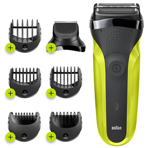 Braun Series 3, black/green - Shaver Item - 300BTGREEN 300BTGREEN