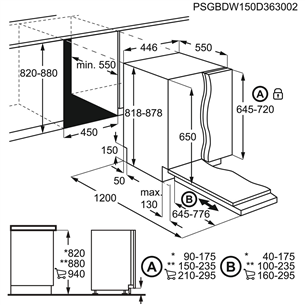 Indaplovė AEG Prekė - FSE73507P