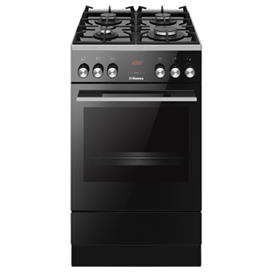 Hansa, 10 programs, 62 L, inox - Freestanding Gas Cooker with Electric Oven Item - FCML59325