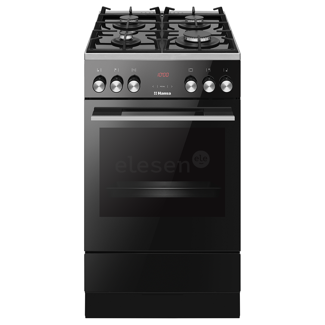 Hansa, 10 programs, 62 L, inox - Freestanding Gas Cooker with Electric Oven Item - FCML59325