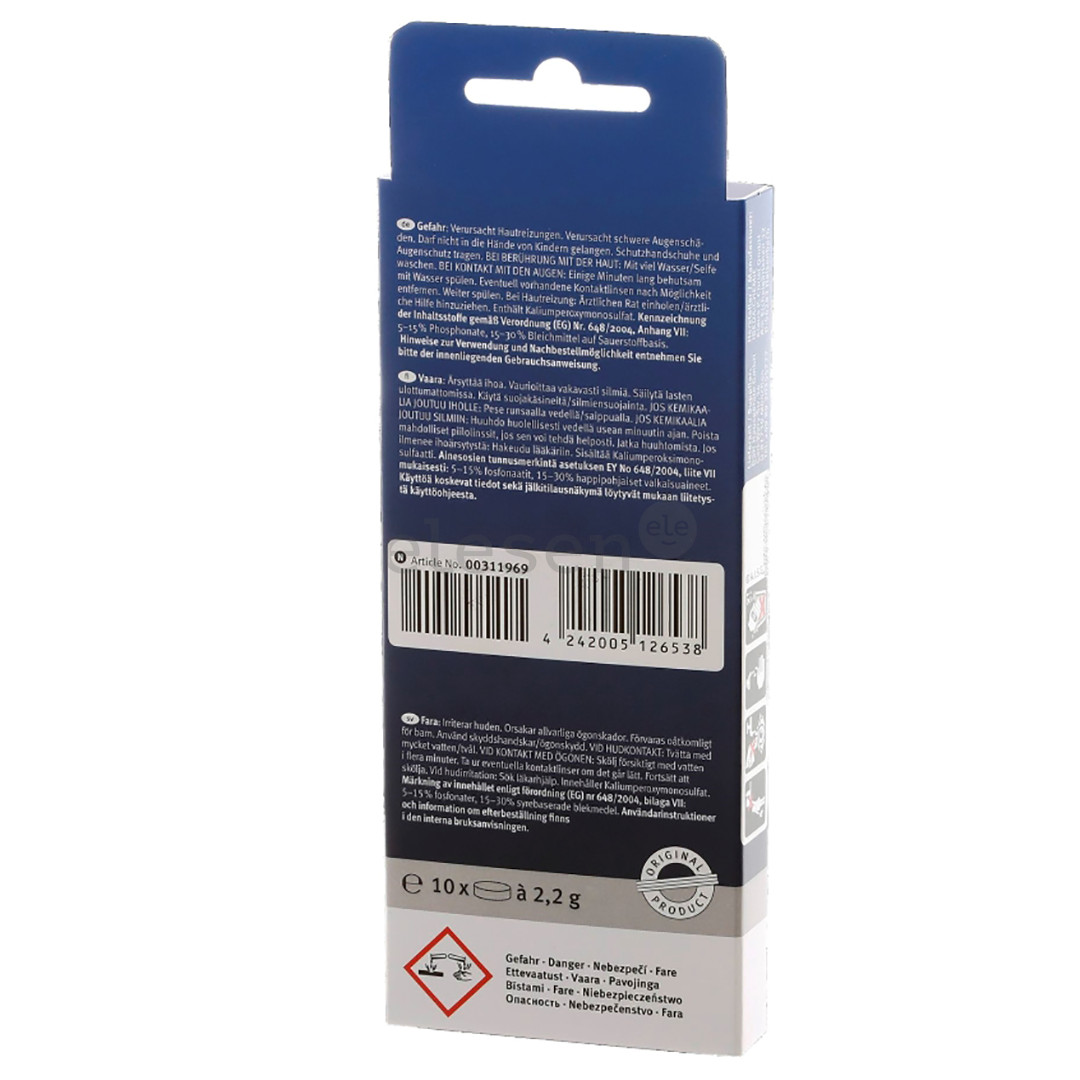 Valymo tabletės Bosch Siemens Prekė - 00311969