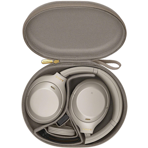 Sony WH-1000XM4, sidabrinės - Belaidės ausinės Prekė - WH1000XM4S.CE7