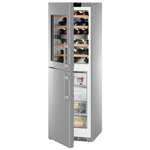 Liebherr, ice maker, 48 bottles, height 185 cm, inox - Wine cooler with freezer Item - SWTNES4285-21