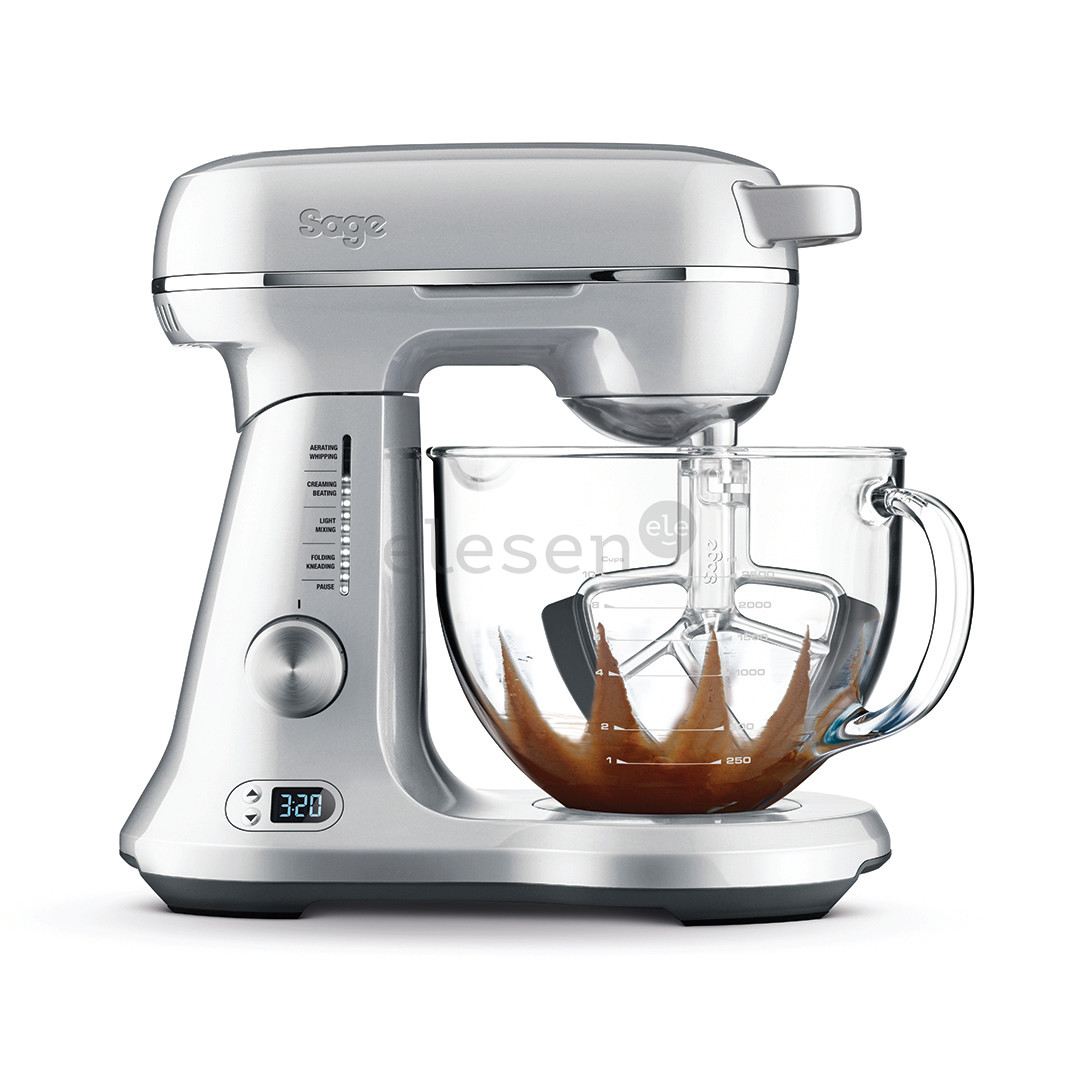 Sage the Bakery Boss, 4.7 L/3.8 L, 1200 W, silver - Mixer Item - SEM825
