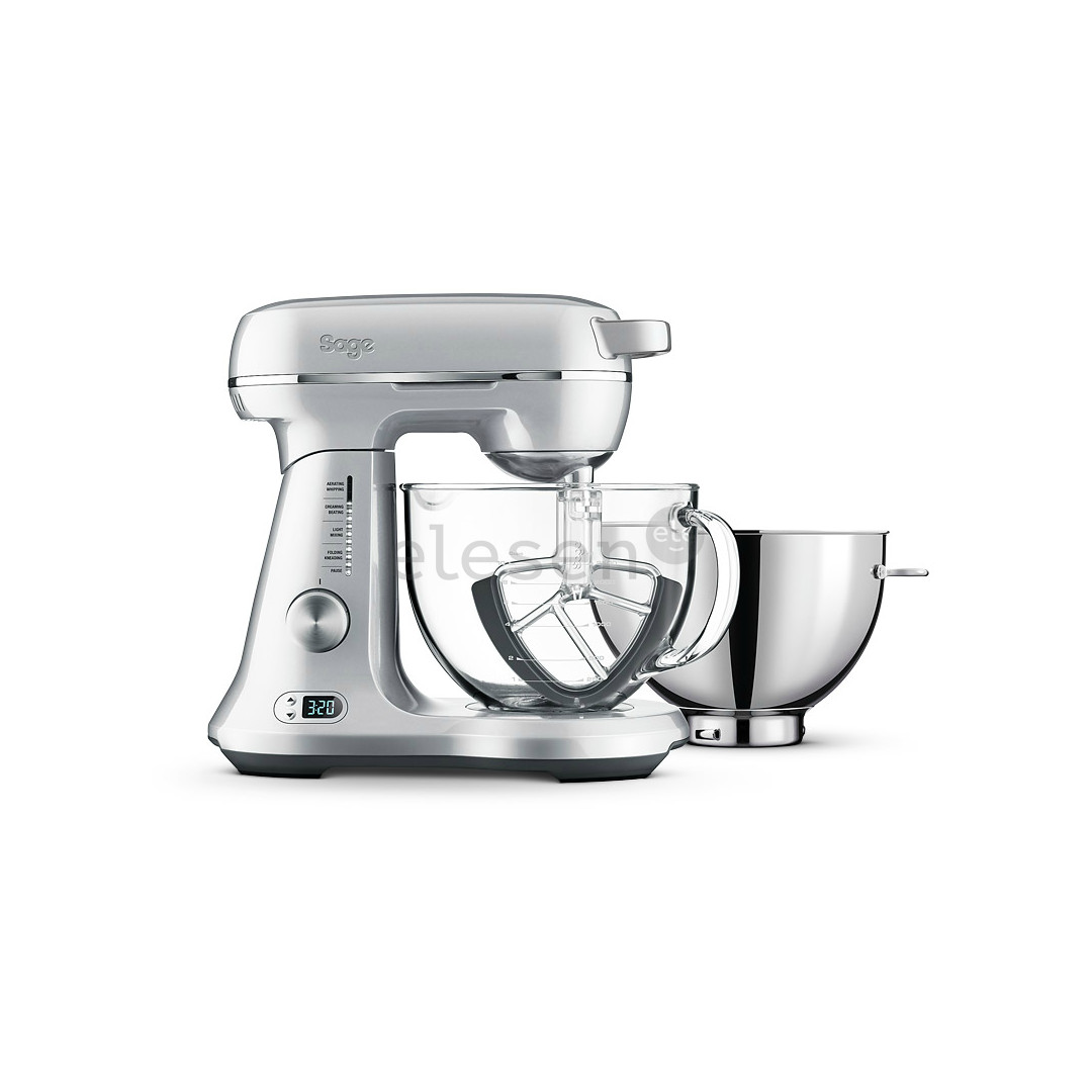 Sage the Bakery Boss, 4.7 L/3.8 L, 1200 W, silver - Mixer Item - SEM825
