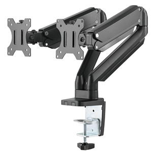 Deltaco Dual Gas Spring, 17"-32", 8 кг, 2 монитора, черный - Настольное крепление для монитора Товар - ARM-0351 ARM-0351