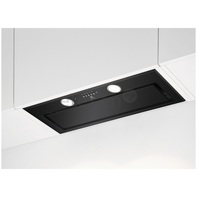 Electrolux, 700 m³/h, width 77 cm, black - Built-in Cooker Hood Item - LFG719R