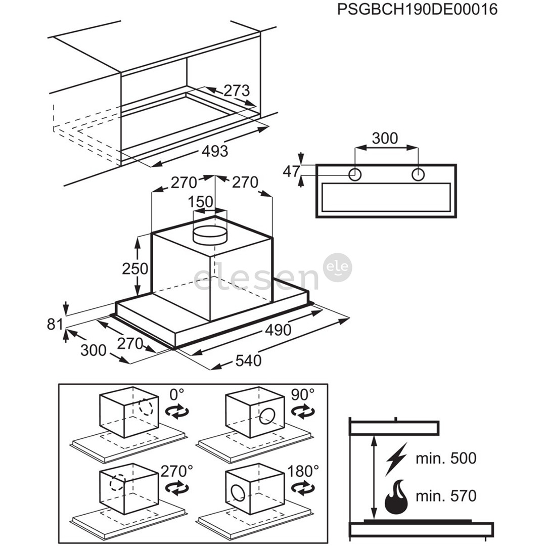 Gartraukis Electrolux LFG716W