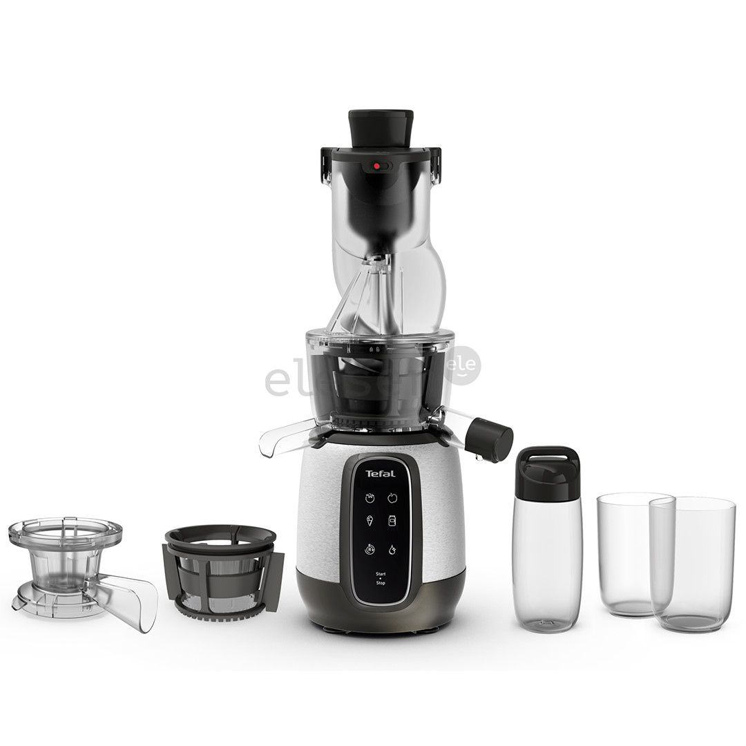 Tefal Ultra Juice Digit, 200 W, silver/black - Slow juicer Item - ZC605D