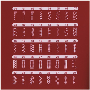 Brother, red/white - Sewing machine Item - CS10S