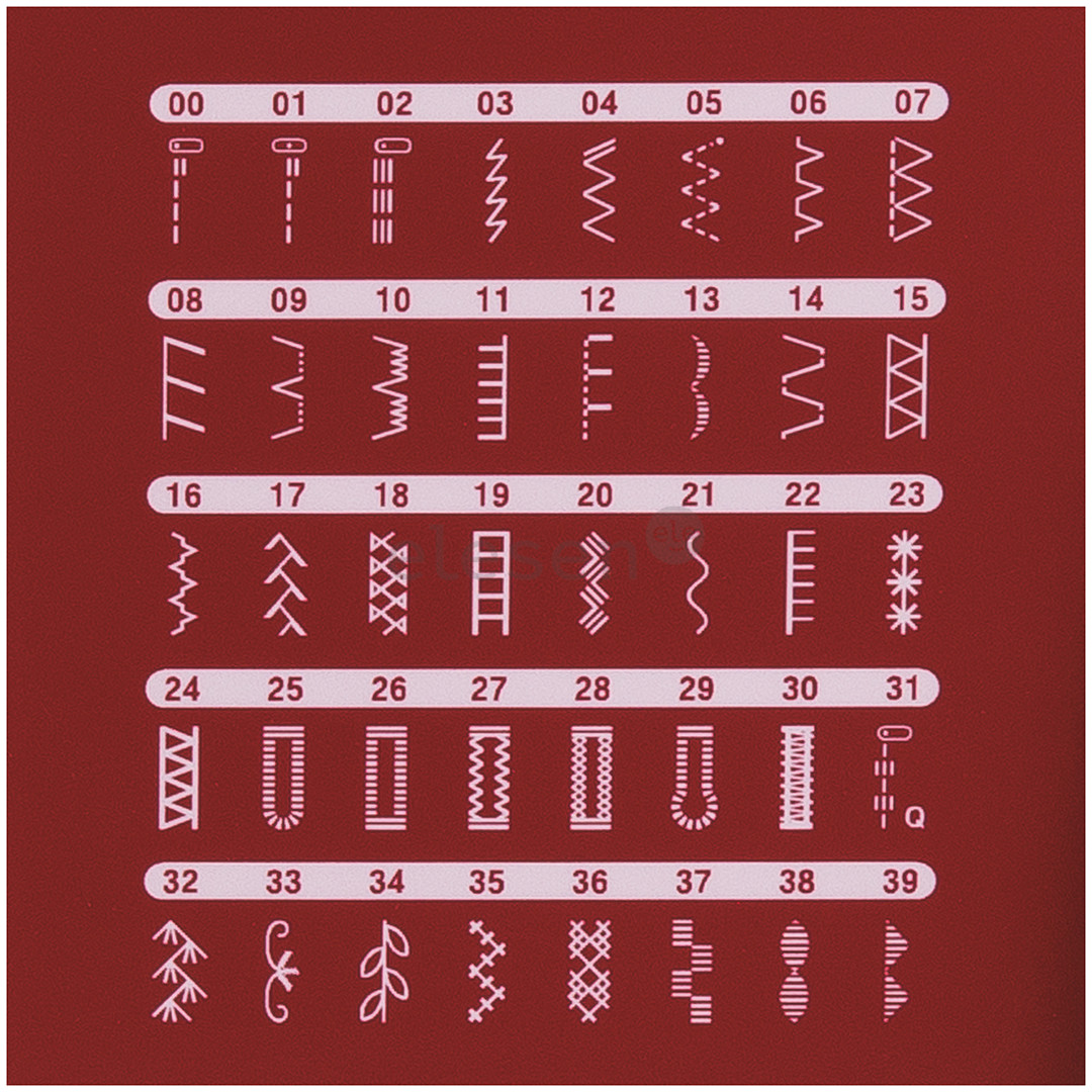 Brother, red/white - Sewing machine Item - CS10S