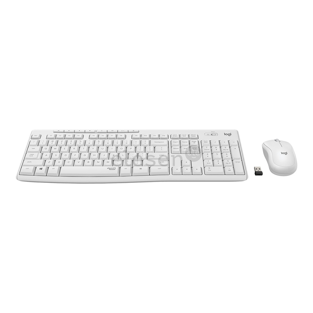 Logitech Slim Combo MK295, SWE, balta - Klaviatūra ir pelė