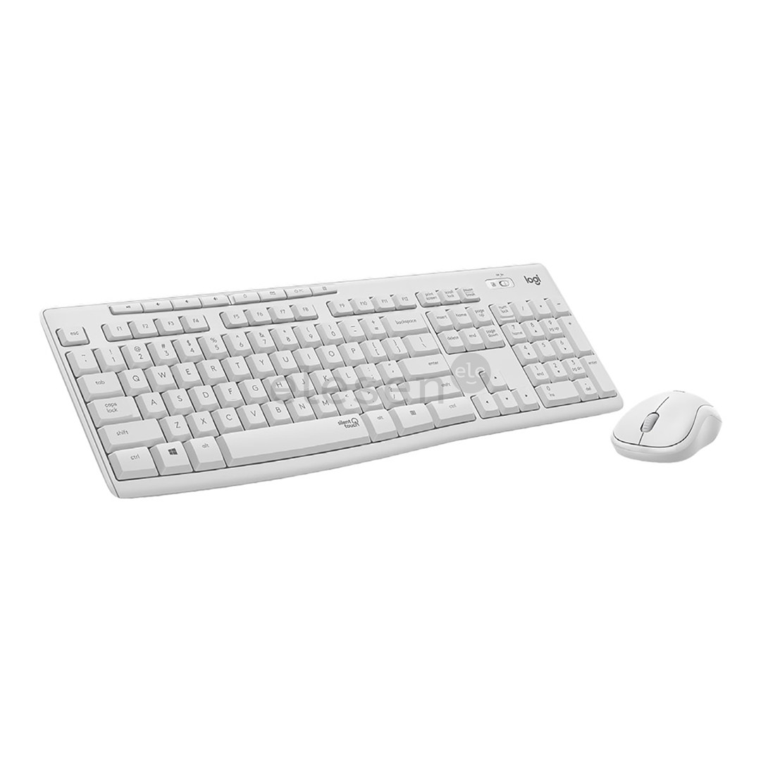 Logitech Slim Combo MK295, SWE, balta - Klaviatūra ir pelė