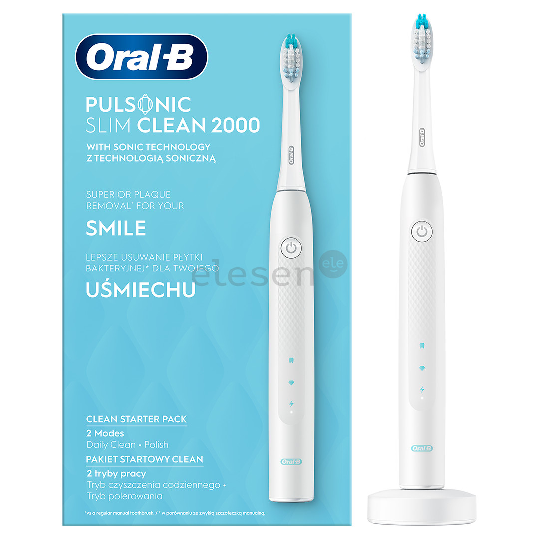 Braun Oral-B Pulsonic Slim Clean 2000 - Elektrinis dantų šepetėlis