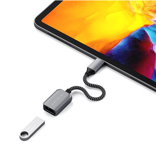 Satechi, USB A 3.0-USB C, grey - Adapter Item - ST-UCATCM
