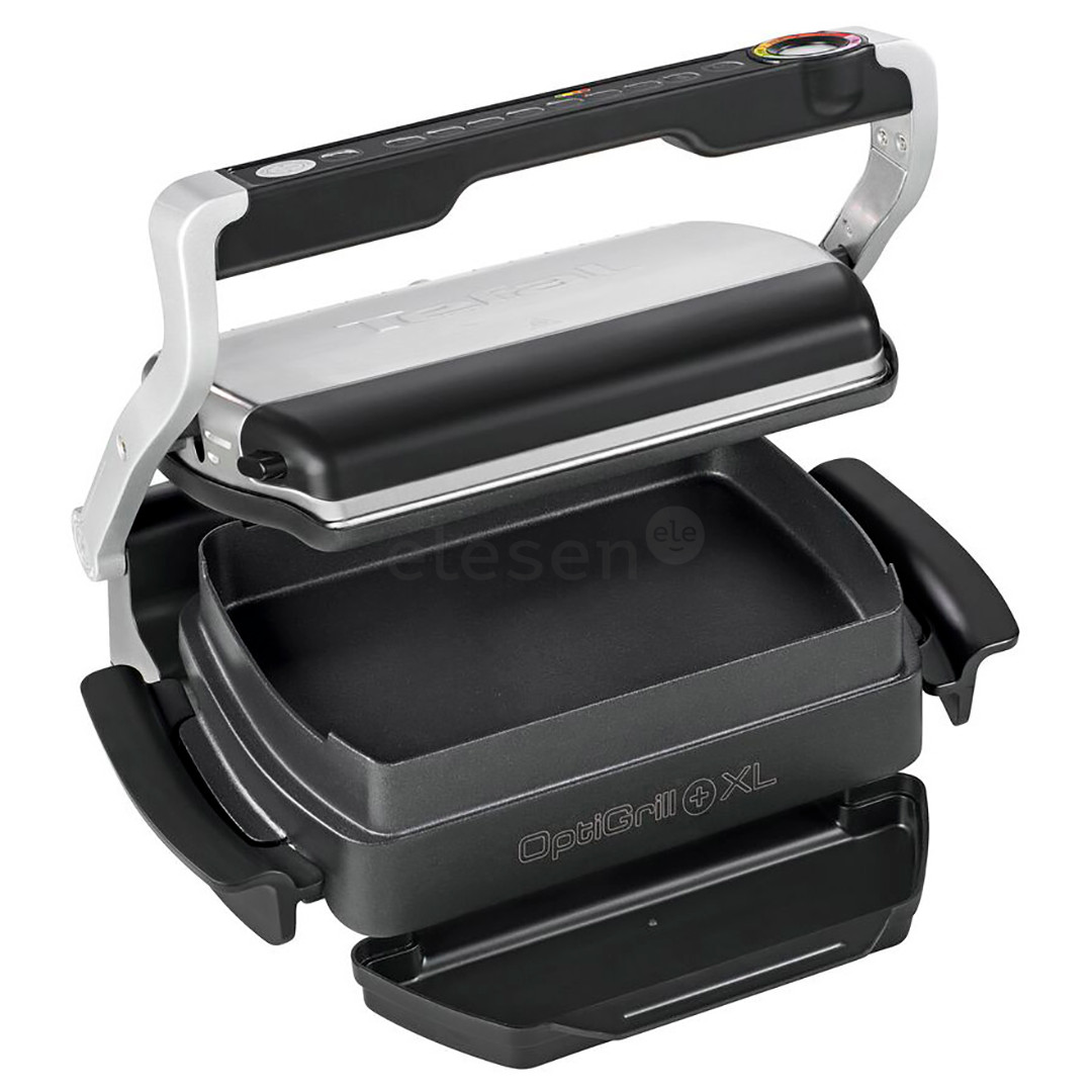 Tefal Optigrill+ + Snacking and baking XL, 2000 W, black/inox - Electric grill + baking accessory Item - GC724D12