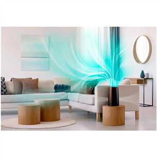 Philips 3000, juodas/vario spalvos - Oro drėkintuvas