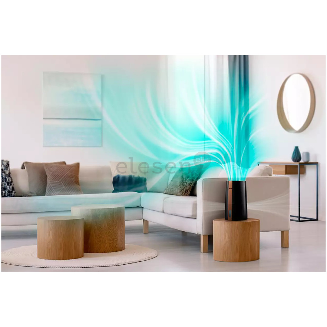 Philips 3000, juodas/vario spalvos - Oro drėkintuvas