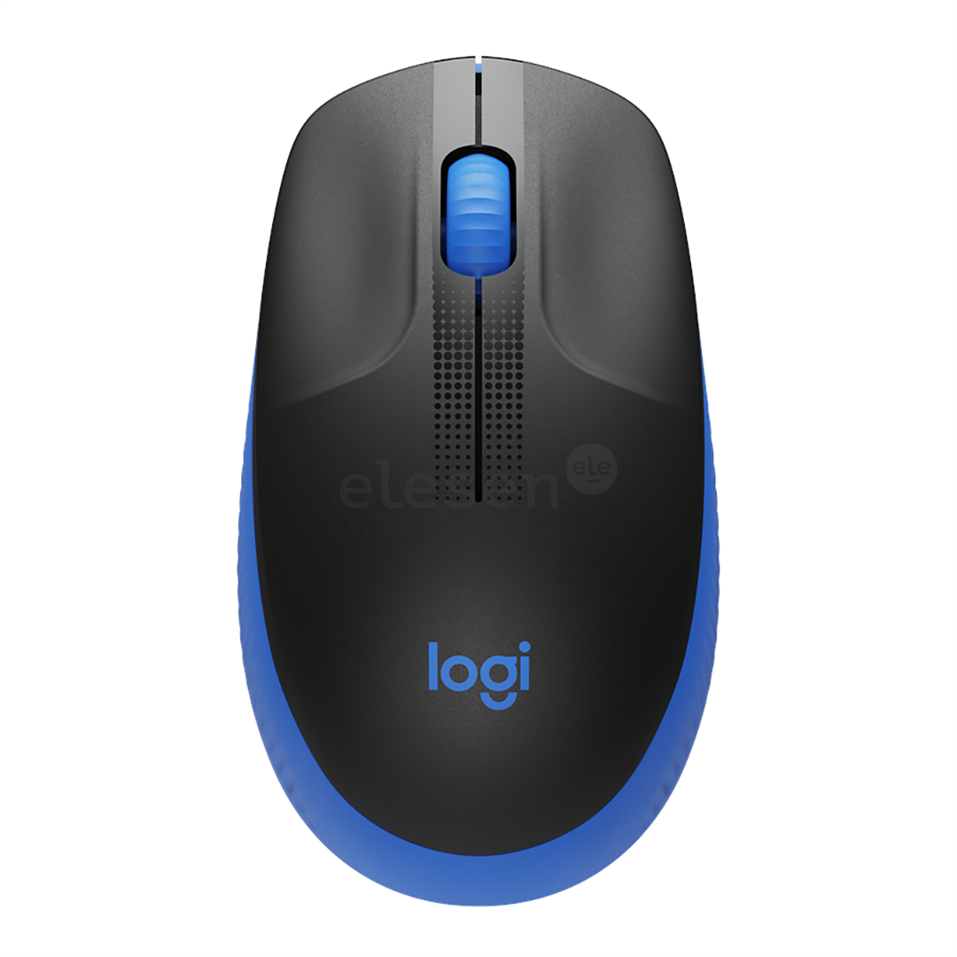 Logitech M190, синий/черный - Беспроводная оптическая мышь
