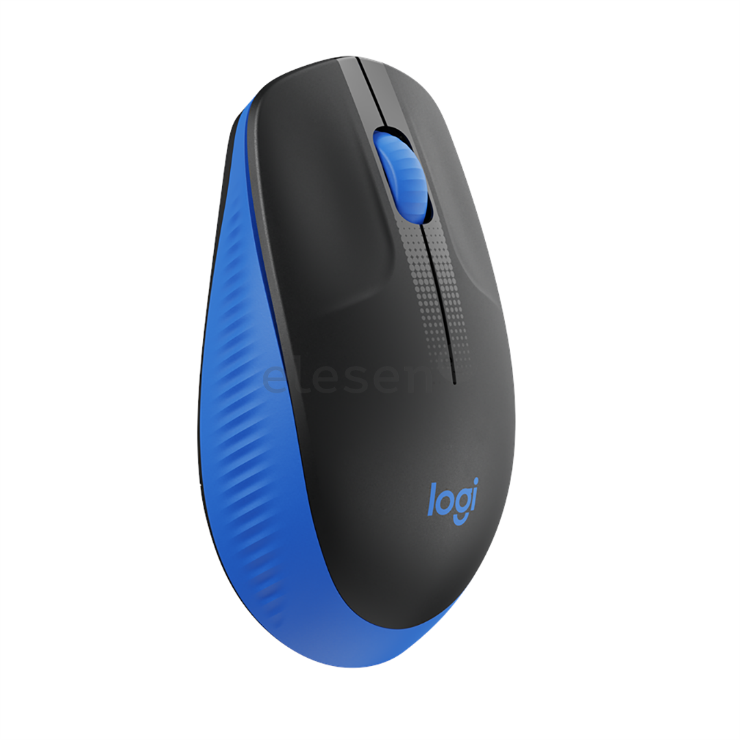Logitech M190, синий/черный - Беспроводная оптическая мышь