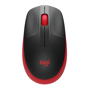 Pelė Logitech M190, Belaidė, Raudona