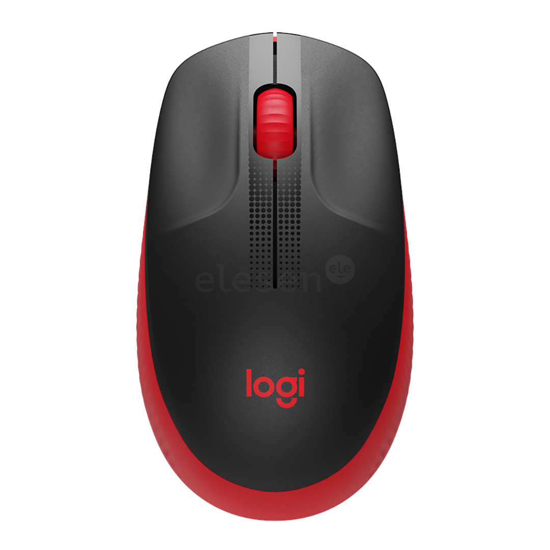 Pelė Logitech M190, Belaidė, Raudona