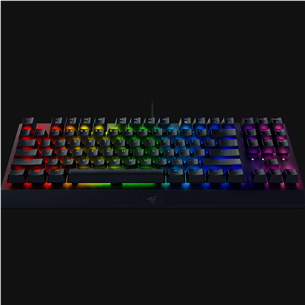 Razer BlackWidow V3 TKL Razer Green Switch, RUS, black, RGB - Mechanical Keyboard Item - RZ03-03490700-R3R1