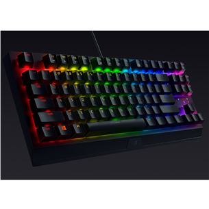 Razer BlackWidow V3 TKL Razer Green Switch, RUS, black, RGB - Mechanical Keyboard Item - RZ03-03490700-R3R1