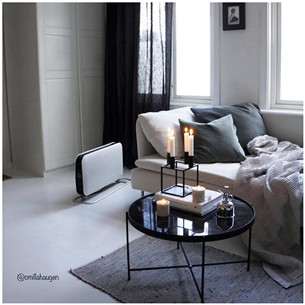 Mill, 2000W, baltas/juodas - Šildytuvas