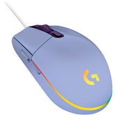 Logitech G102 LightSync, purple - Wired Optical Mouse Item - 910-005854