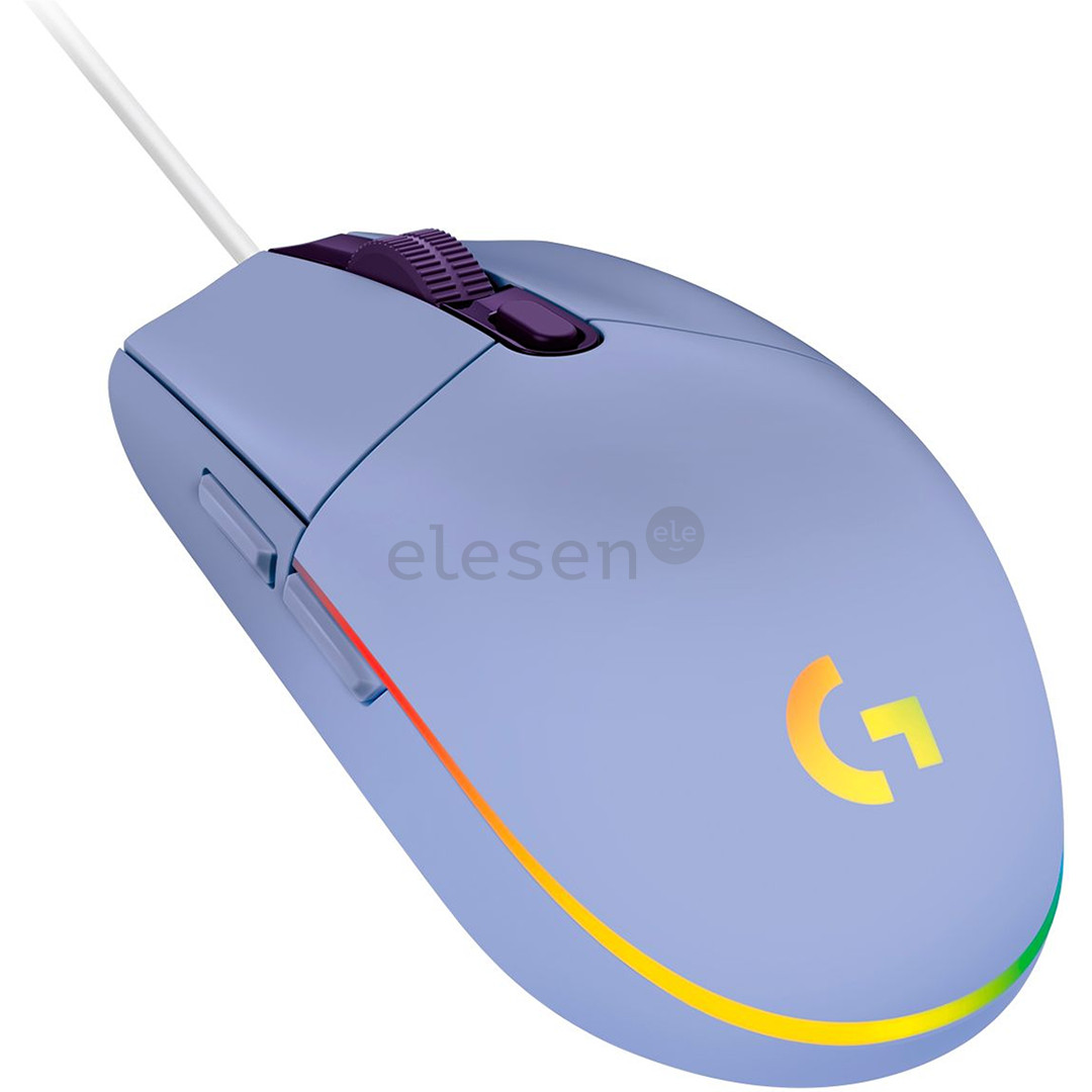 Logitech G102 LightSync, violetinė - Pelė