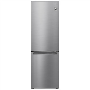 LG, NatureFRESH, 341 L, aukštis 186 cm, sidabro spalvos - Šaldytuvas GBB61PZJMN.APZQEUR