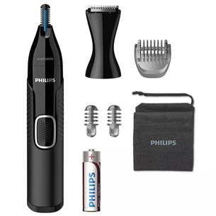 Nosies ir ausų plaukų kirpimo mašinėlė Philips Prekė - NT5650/16 NT5650/16