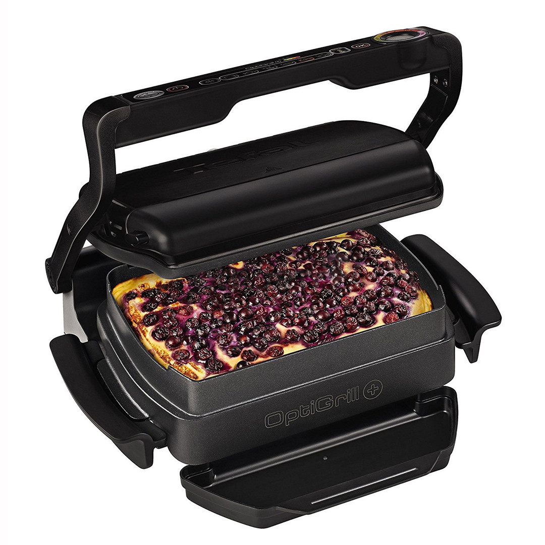 Tefal OptiGrill+ + Snacking & Baking, 2000 W, black - Table grill Item - GC714834