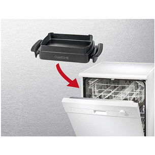 Tefal OptiGrill+ + Snacking & Baking, 2000 W, black - Table grill Item - GC714834