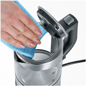 Severin, 0.5 L, clear/silver - Kettle Item - WK3472