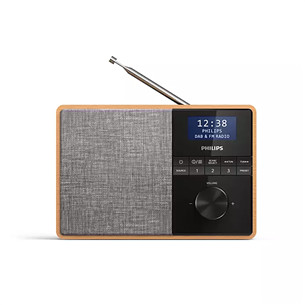Philips TAR5505, DAB+, FM, Bluetooth, su laikmačiu, rudas - Radijas