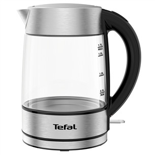 Tefal, 1.7 L, inox/clear - Kettle Item - KI772D