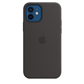 Dėklas Apple iPhone 12/12 Pro, Silikoninis, Juodas