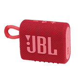 Belaidė kolonėlė JBL GO 3, Raudona Prekė - JBLGO3RED