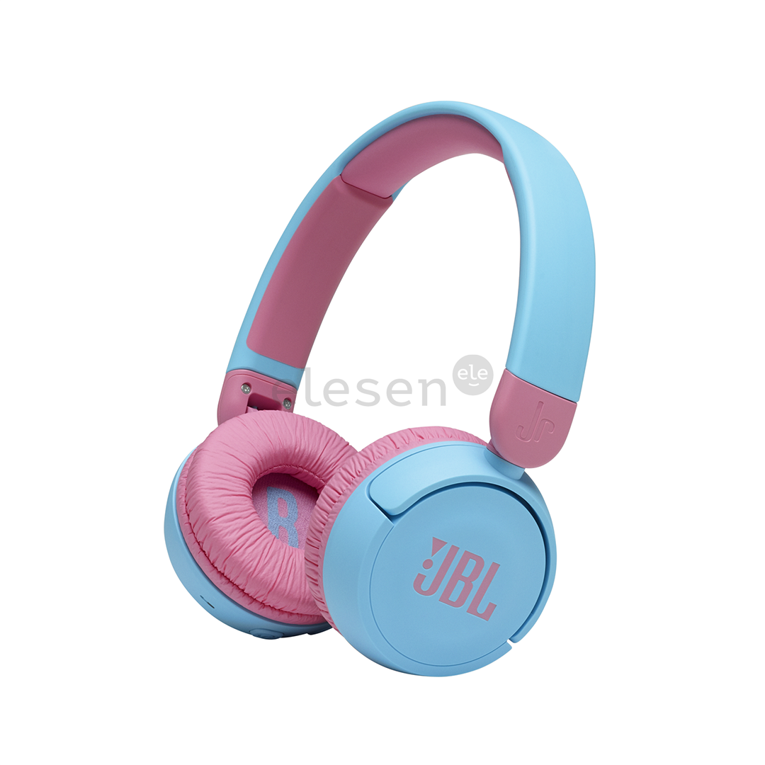 JBL JR 310, голубой/розовый - Полноразмерные беспроводные наушники