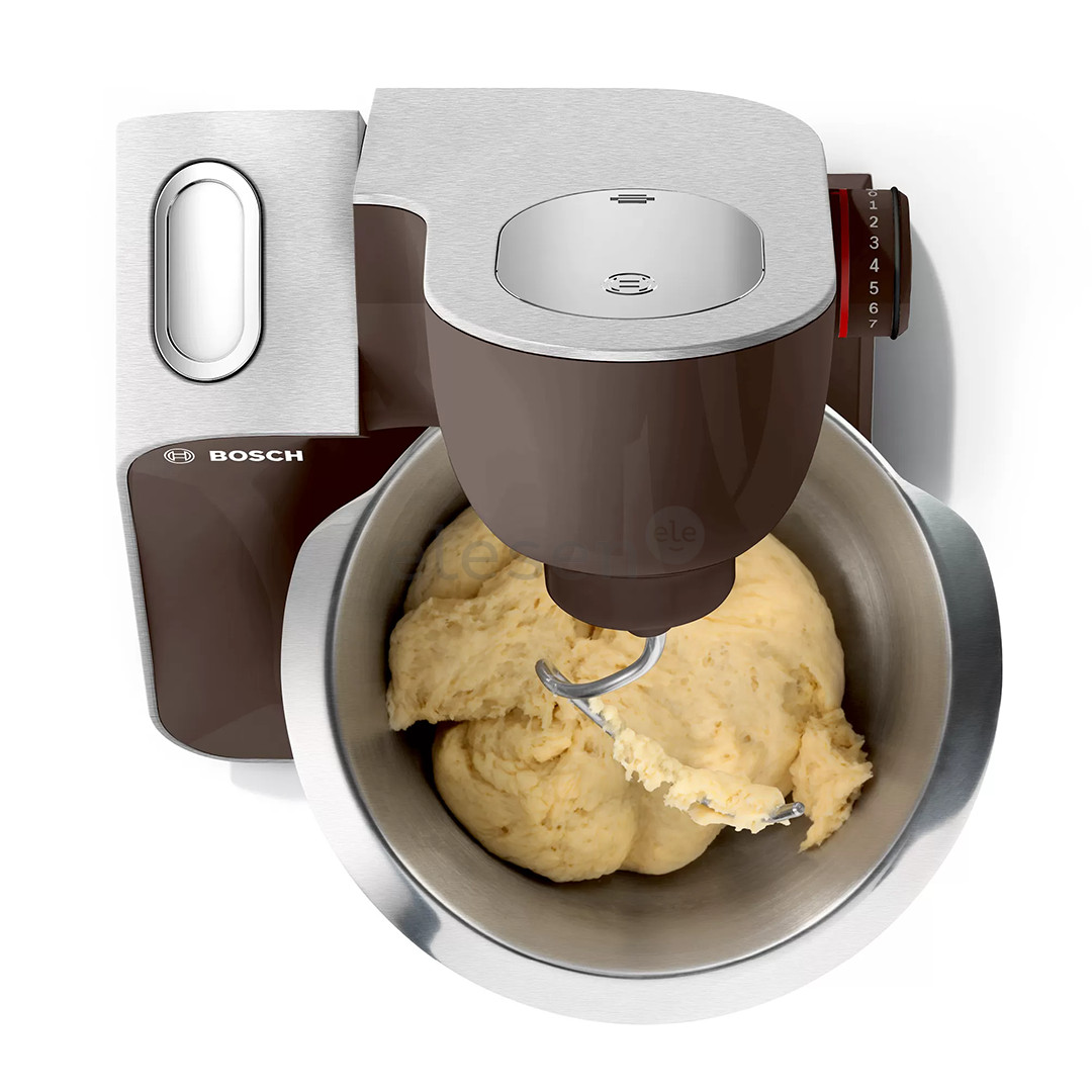 Bosch MUM5, 3,9 л/0,8 л, 1000 Вт, нерж. сталь/коричневый - Кухонный комбайн Товар - MUM58A20
