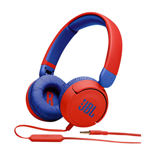 JBL JR310, raudonos/mėlynos - Vaikiškos ausinės JBLJR310RED