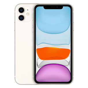 Apple iPhone 11, 128 GB, white - Smartphone Item - MHDJ3ET/A MHDJ3ET/A