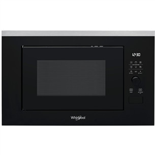 Whirlpool, 25 L, 900 W, black - Built-in Microwave Oven with Grill Item - WMF250G WMF250G