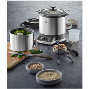 WMF KITCHENminis, 1 L, 220 W, inox/black - Rice cooker Item - 415260011