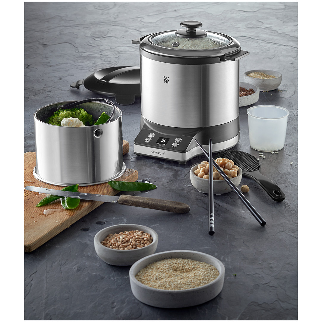 WMF KITCHENminis, 1 L, 220 W, inox/black - Rice cooker Item - 415260011